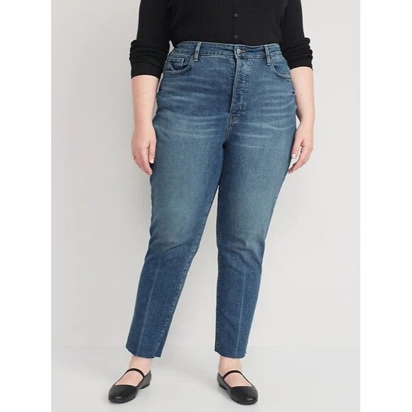 Old Navy Denim - Old Navy Jeans Straight Leg Button-Fly Size 26
